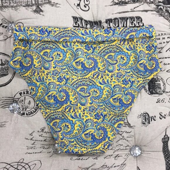 Athena Liesl Paisley High Waist Bikini Bottoms - Picture 4 of 8